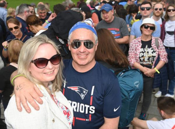 Neil and Ciara McSweeney from Millstreet at the Bruce Springsteen concert.  Picture: Eddie O'Hare