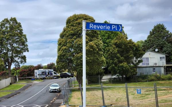 Police have cordo<em></em>ned off a large section of Beauchamp Drive in West Auckland's Massey on 18 December 2023 following the death of a man at Royal Reserve park overnight. Reverie Place has also been blocked off.