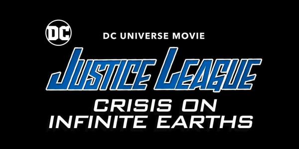 Justice League: Crisis On Infinite Earths logo.