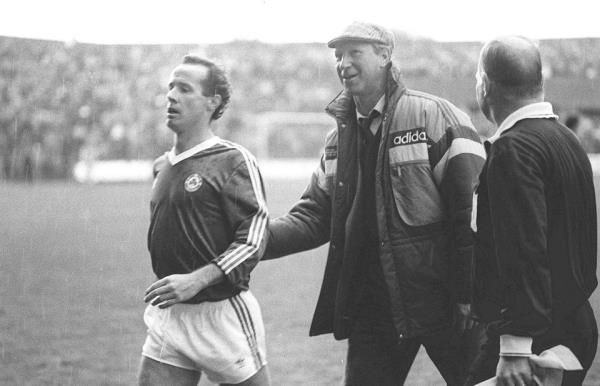 Brady and Jack Charlton didn't always see eye to eye. Photo: Ray McManus/Sportsfile