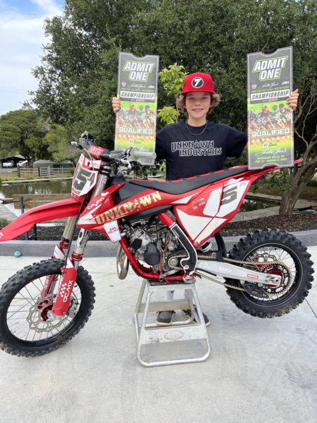 Petaluma‘s Lucca Modica is headed for the Mo<em></em>nster Energy AMA Amateur Natio<em></em>nal Motocross Championships. (Submitted Photo)